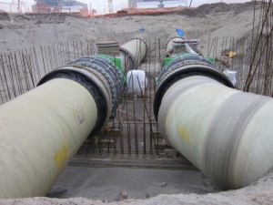 implementing fiberglass pipes